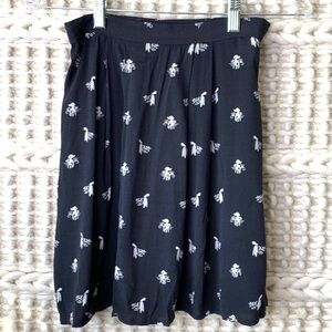 & Other Stories Black and White Skirt